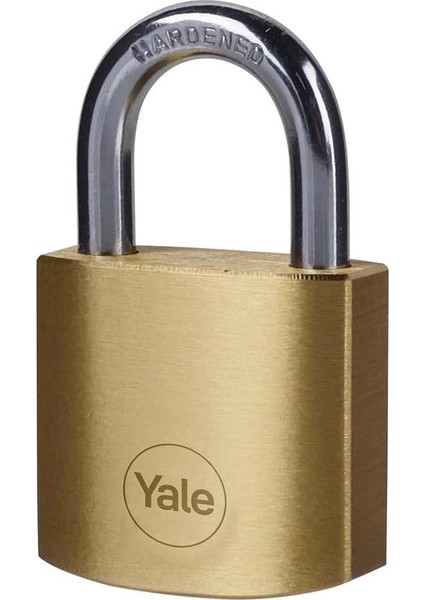 Y110B/30/115/1 - Pirinç Asma Kilit 30MM - Standart Koruma - Sertleştirilmiş Çelik Halka - Çift