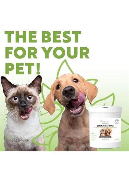 Bitkisel Içerikli Kedi Köpek Diş Mendili 50 Adet | Tartar, Ağız Kokusu Giderici | Diş fiyatları