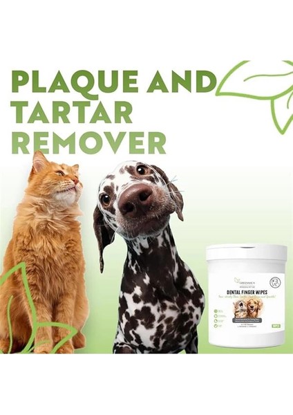 Bitkisel Içerikli Kedi Köpek Diş Mendili 50 Adet | Tartar, Ağız Kokusu Giderici | Diş fırsatları