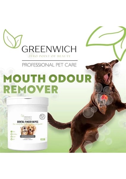 Bitkisel Içerikli Kedi Köpek Diş Mendili 50 Adet | Tartar, Ağız Kokusu Giderici | Diş indirimleri