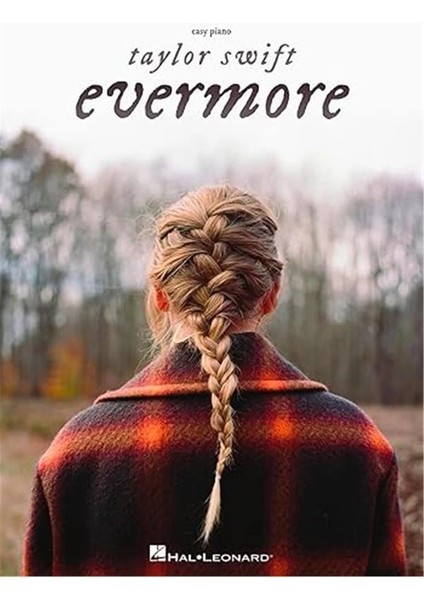 Taylor Swift - Evermore Easy Piano Songbook With Lyrics