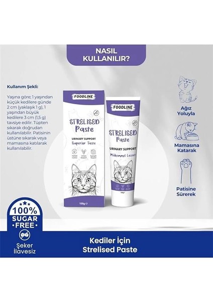 Sterilised Kısır Kediler Malt Macun 100 Gr, Kısır Kediler Için Tüy Yumağı Önleyici fırsatları