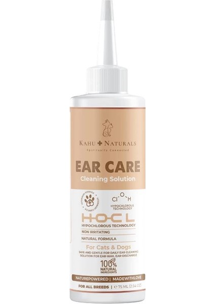 Kulak Temizleme Solüsyonu, Kir Kaşıntı Koku Önleyici, Kedi ve Köpek, 75 ml fırsatları