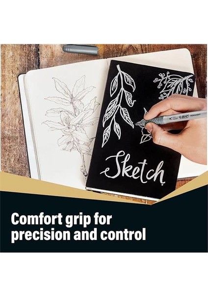 Intensity Marking Altın Gümüş Permanent Markör, 2'li Blister, Altın ve Gümüş Renk,hızlı Kuruyan fırsatları