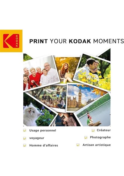 9891161 Fotoğraf Kağıdı, 180 G/m², Parlak, A6 (10 x 15 Cm), Mürekkep Püskürtmeli Yazıcı