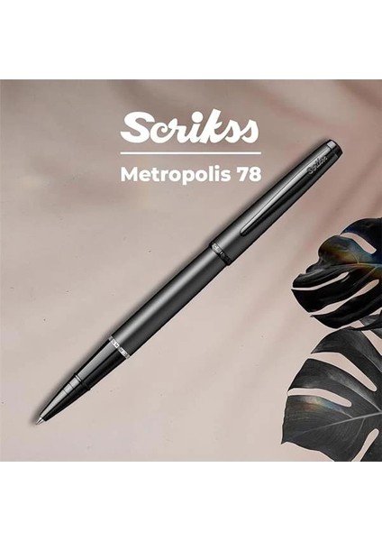 78MB Roller Kalem Mat Siyah