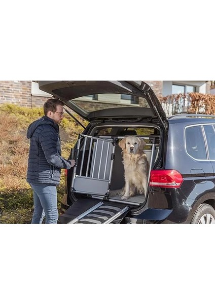 Köpek Taşıma Alüminyum Kafesi, 93X65X81CM