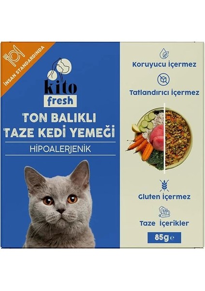 Fresh Ton Balıklı Taze Kedi Yemeği