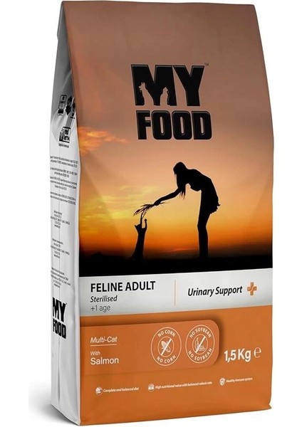 Food Urinary Destekli Somonlu Kısırlaştırılmış Yetişkin Kedi Maması 1,5 kg