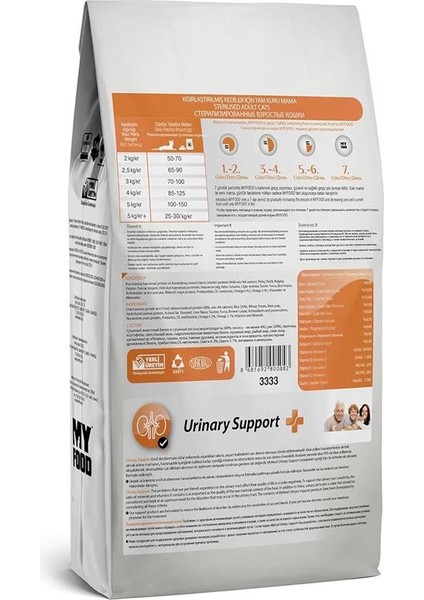 Food Urinary Destekli Somonlu Kısırlaştırılmış Yetişkin Kedi Maması 1,5 kg fiyatları
