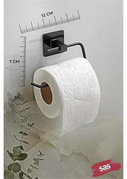 Kare Yapışkanlı Açık Tuvalet Kağıtlığı Wc Kağıtlık Tutucu Siyah KS-001 modelleri