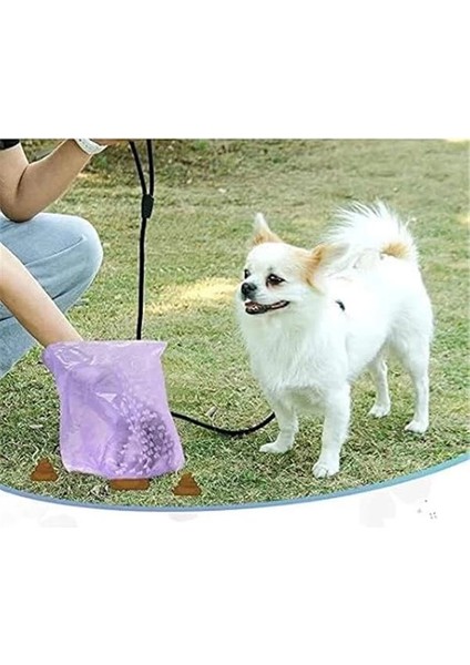 4 Adet Köpek Bakım Kaka Poşeti Kedi Köpek Kaka Poşeti Dışkı Torbası,kaka Almak Için