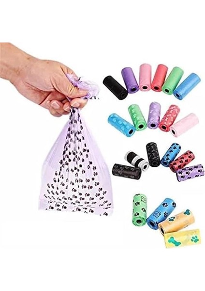 4 Adet Köpek Bakım Kaka Poşeti Kedi Köpek Kaka Poşeti Dışkı Torbası,kaka Almak Için