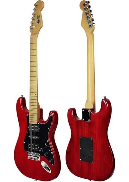 RPH-40RD Profesyonel Elektro Gitar Seti Hsh Manyetik Maple Klavye Üst Kalite fiyatları