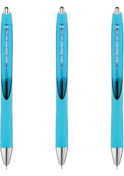 Xberry Jel Kalem 05MM Igne Uc Turkuaz 11 3lu Set indirimleri