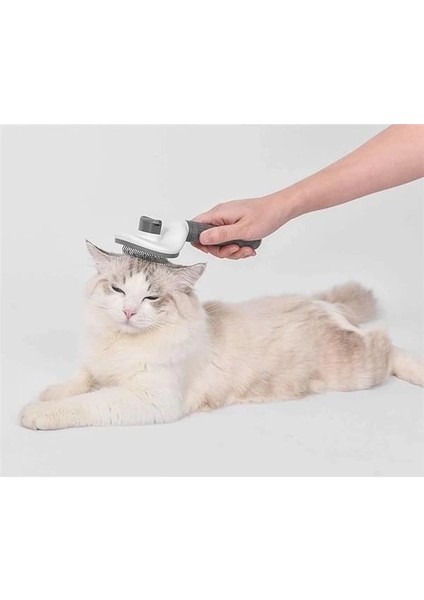 Kedi Köpek Tarağı Tüy Temizleme Otomatik Temizlenen Tüy Tarağı Kendi Kendini Temizleyen Masaj fırsatları