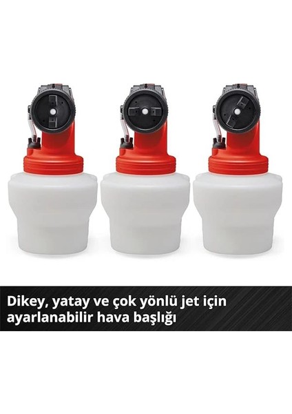 Akülü Sprey Boya Sistemi Te-Sy 18/90 Li-Solo Power X-Change (18 V, 1000 Ml/dk Püskürtme