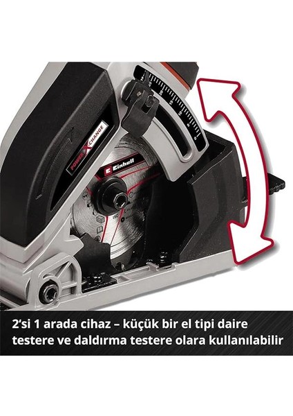 Akülü Mini Daire Testere Te-Cs 18/89 Li - Solo Power X-Change (18V, Lityum-Iyon, 28MM Kesme
