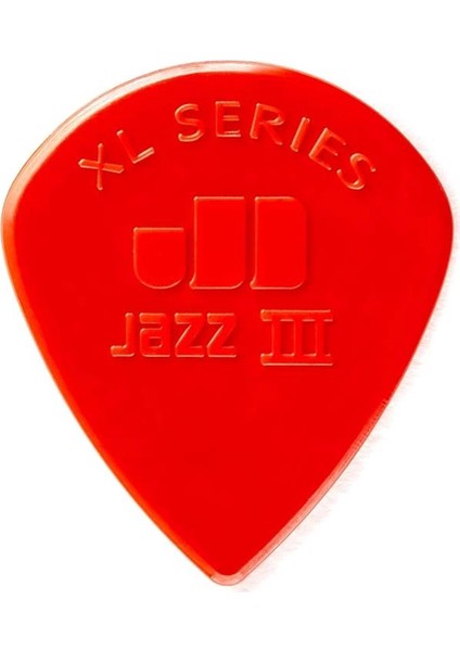 Dunlop Plectren Xl Serie, Jazz 3 Rot (24 Stück)