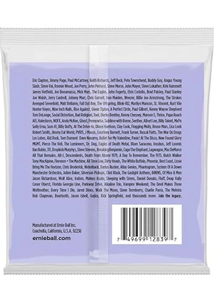 P02839 Slinky 6-String Küçük Bilyalı Uçlu 29 5/8 Ölçekli Bariton Gitar Telleri, Ölçer