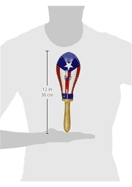 Porto Riko Bayraklı Ham Deri Marakas fiyatları