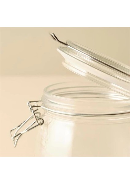 Elsa Tel Kelepçeli Cam Kavanoz, Naturel, 1500CC modelleri