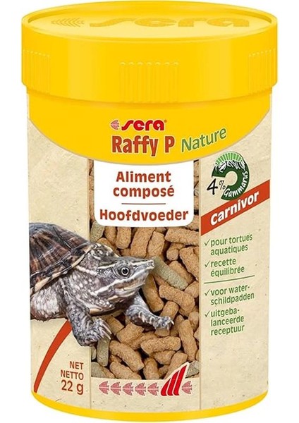 Raffy P 100 ml 18 gr Kaplumbağa Yemi