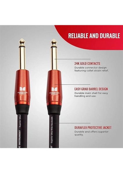 Prolink Acoustic Instrument Cable - Straight To Straight | 6.4mt | Kablo: Enstrüman fiyatları