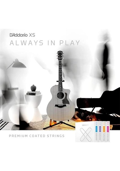 D'addario Gitar Telleri - Xs 80/20 Bronz Kaplamalı Akustik Gitar Telleri - XSABR1356-3P - Pürüzsüz indirimleri
