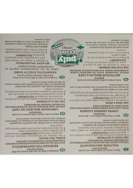 Crystal - Öğütücü Temizleyicisi modelleri