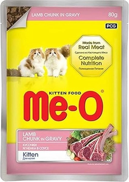 Me-O Kitten Gravy Soslu Kuzulu Yavru Kedi Konservesi 80 gr fiyatları