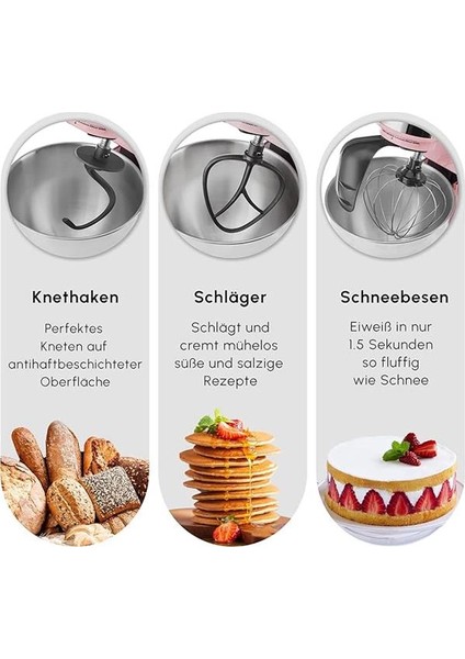 Mastermaid Chef Pro Çift Kollu Mutfak Şefi 1500 W Pink indirimleri