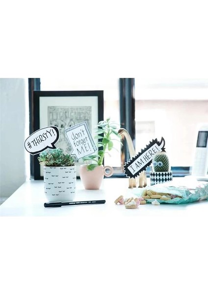 1255 Kaligrafi Kalemi - Siyah - 3 Kalem - Kaligrafi Ucu 2 - 5 mm indirimleri