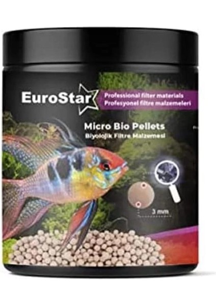 Micro Bio Pelets Akvaryum Için Biyolojik Filtre Temizleme Malzemesi, 1 L