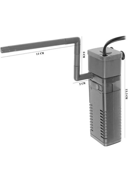 Foodie Puppies WP-300F Akvaryum Iç Filtresi Mini 500 Lt/h 5 W fiyatları