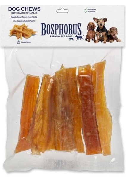 Köpek Çiğneme Ödülü, Kurutulmuş Dana Ense Siniri, 120 Gram