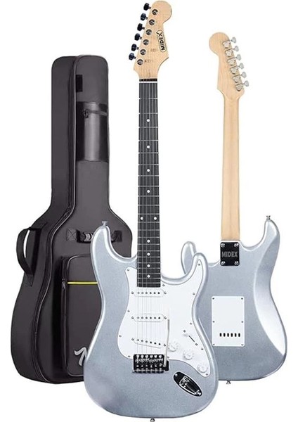 RPH-30SL-ST Gül Klavye Silver Strat Kasa Sss Elektro Gitar Seti modelleri