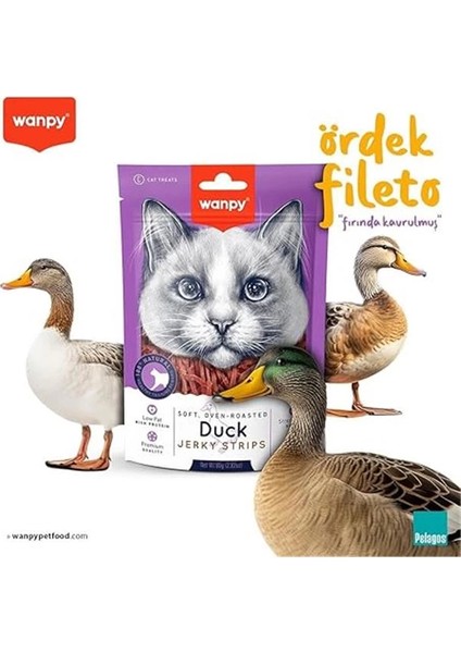 Fileto Ördek Yumuşak Kedi Ödülü 80 gr