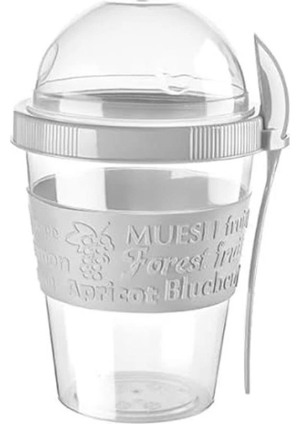 Take'n Go Hazneli Yoğurt Kabı 600 ml (Beyaz) fiyatları