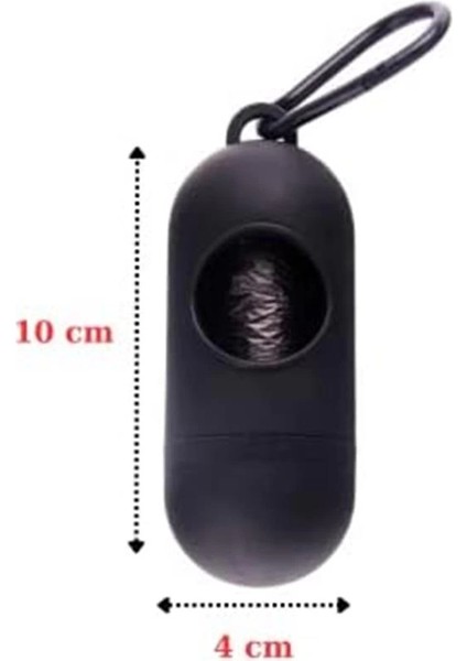 Kedi Köpek Kaka Poşeti Evcil Hayvan Dışkı Kaka Torbası Taşıma Kapsülü ve 12 Rulo (180 Poşet)