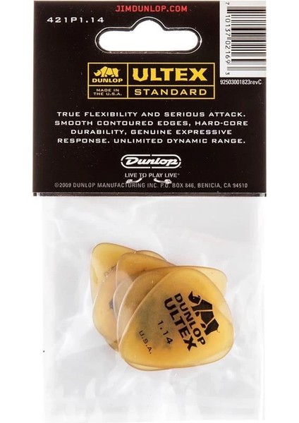 Médiators 1,14MM Ultex 1,14MM Sachet De 72 modelleri