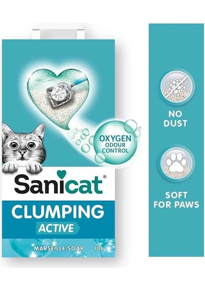 Active Marsilya Sabunlu Topaklanan Kedi Kumu 10L fiyatları