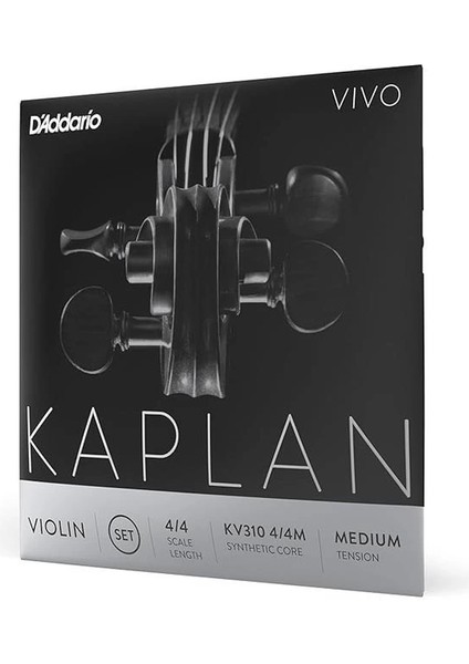D'addario KV310 4/4m Kaplan Vivo Keman Teli