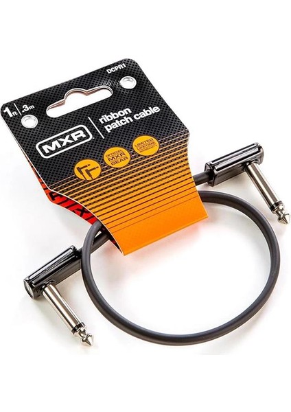 Jım Dunlop, 1/4-Inç Dik Açı Mxr Şerit Yama Kablosu 1ft | 1ft (Dcpr1) modelleri