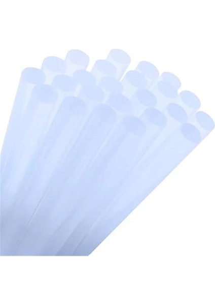 Sıcak Silikon Çubuğu 1 kg 11MM-30CM Mum Silikon Kalın Uç Şeffaf modelleri