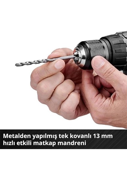 Professional Akülü Darbeli Vidalama Tp-Cd 18/60 Li-I Bl Solo Power X-Change (Li-Ion, 18 V