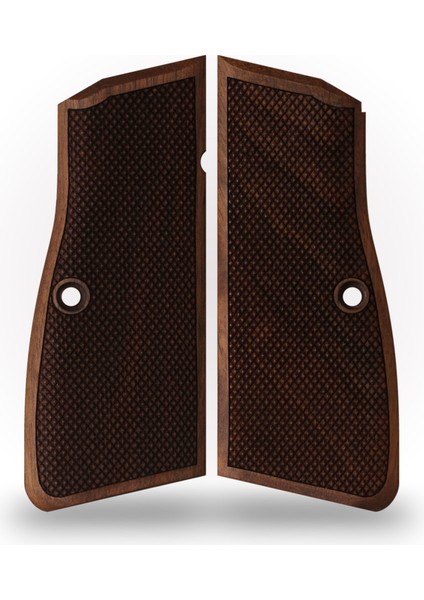 Browning Hi-Power, Mk3 Uyumlu Tabanca Kabzası - Ceviz Ağacı
