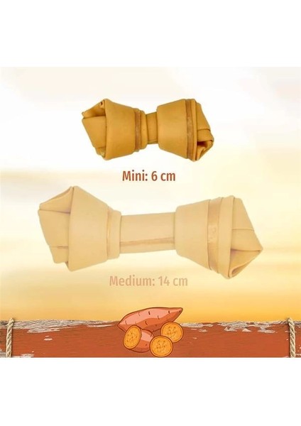 Tavuklu Tatlı Patatesli Mini Düğüm Kemik 8'li 128GR modelleri