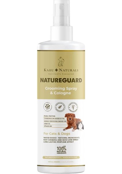 Natureguard Kolay Tarama, Tüy Bakımı, Organik Parfüm Etkili Vücut Spreyi, Pire, Kene