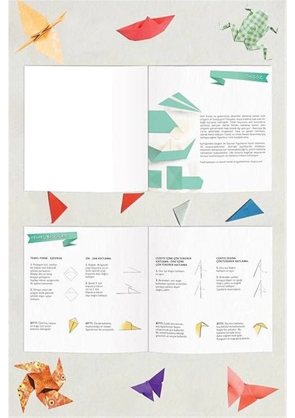 Origami 246 Kağıt Katlama Sanatı Ebru/geometrik fiyatları